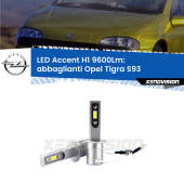 0 Abbaglianti LED H1 9600Lm per Opel Tigra S93 1994 -2000 H1: Kit LED Accent 9600LM
