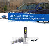 0 Abbaglianti LED H1 9600Lm per Subaru Legacy III Mk3 1998 -2002 H1: Kit LED Accent 9600LM