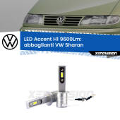 0 Abbaglianti LED H1 9600Lm per VW Sharan  1995 -2010 H1: Kit LED Accent 9600LM