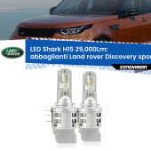 0 Abbaglianti LED H15 24,000Lm per Land rover Discovery sport L550 2014 in poi H15: Kit LED Shark 24.000Lm - Luci Diurne DRL e Abbaglianti Canbus