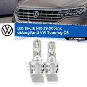 0 Abbaglianti LED H15 24,000Lm per VW Touareg CR 2018 in poi H15: Kit LED Shark 24.000Lm - Luci Diurne DRL e Abbaglianti Canbus