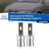 0 Abbaglianti LED H3 9600Lm per Hyundai Trajet FO 2000 -2008 H3: Kit LED Accent 9600LM