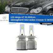 0 Abbaglianti LED H7 15,000Lm per Mercedes Classe-C W203 con fari Xenon FINE SERIE: NO GARANZIA H7: Kit LED Ninja 15.000Lm - FINE SERIE: NO GARANZIA