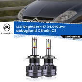 0 Abbaglianti LED H7 24,000Lm per Citroën C8  2002 -2010 H7: Kit LED BrightStar 24.000Lm