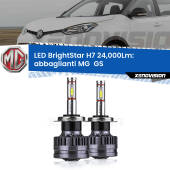 0 Abbaglianti LED H7 24,000Lm per MG  GS  2016 -2019 H7: Kit LED BrightStar 24.000Lm