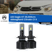 0 Abbaglianti LED H7 29,000Lm per Citroën C1 II 2014 in poi H7: Kit LED Eagle V2.0 29.000Lm