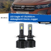 0 Abbaglianti LED H7 29,000Lm per Dacia Jogger con fari led H7: Kit LED Eagle V2.0 29.000Lm