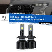 0 Abbaglianti LED H7 29,000Lm per DS DS 7 Crossback 2022 in poi H7: Kit LED Eagle V2.0 29.000Lm