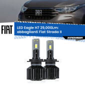 0 Abbaglianti LED H7 29,000Lm per Fiat Strada II 2º restyling H7: Kit LED Eagle V2.0 29.000Lm