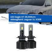 0 Abbaglianti LED H7 29,000Lm per Jaguar XJ X308 1997 -2003 H7: Kit LED Eagle V2.0 29.000Lm