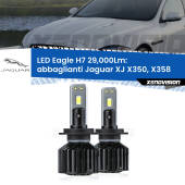 0 Abbaglianti LED H7 29,000Lm per Jaguar XJ X350, X358 2003 -2009 H7: Kit LED Eagle V2.0 29.000Lm