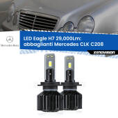0 Abbaglianti LED H7 29,000Lm per Mercedes CLK C208 1997 -2002 H7: Kit LED Eagle V2.0 29.000Lm