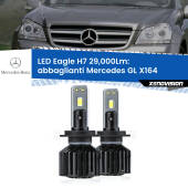 0 Abbaglianti LED H7 29,000Lm per Mercedes GL X164 2006 -2012 H7: Kit LED Eagle V2.0 29.000Lm