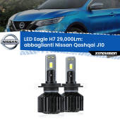 0 Abbaglianti LED H7 29,000Lm per Nissan Qashqai J10 2007 -2013 H7: Kit LED Eagle V2.0 29.000Lm
