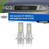 0 Abbaglianti LED H7 9600Lm per Audi A4 B6 2000 -2004 H7: Kit LED Accent 9.600LM