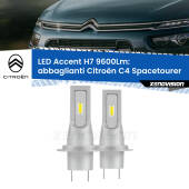 0 Abbaglianti LED H7 9600Lm per Citroën C4 Spacetourer  2018 in poi H7: Kit LED Accent 9.600LM