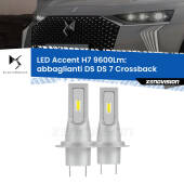 0 Abbaglianti LED H7 9600Lm per DS DS 7 Crossback 2022 in poi H7: Kit LED Accent 9.600LM