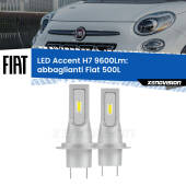 0 Abbaglianti LED H7 9600Lm per Fiat 500L  2012 -2018 H7: Kit LED Accent 9.600LM