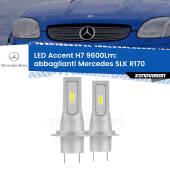 0 Abbaglianti LED H7 9600Lm per Mercedes SLK R170 1996 -2004 H7: Kit LED Accent 9.600LM