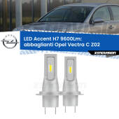 0 Abbaglianti LED H7 9600Lm per Opel Vectra C Z02 2002 -2005 H7: Kit LED Accent 9.600LM