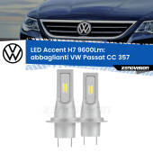 0 Abbaglianti LED H7 9600Lm per VW Passat CC 357 2008 -2012 H7: Kit LED Accent 9.600LM