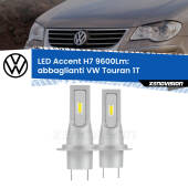0 Abbaglianti LED H7 9600Lm per VW Touran 1T con fari Xenon H7: Kit LED Accent 9.600LM
