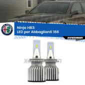 0 Abbaglianti LED HB3 15.000Lumen per Alfa romeo 166 (936) 1998 -2007 HB3: Kit LED Ninja 15.000Lm