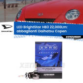 0 Abbaglianti LED HB3 22,000Lm per Daihatsu Copen 2003 -2012 HB3 Kit LED BrightStar 22000Lm