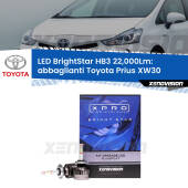 0 Abbaglianti LED HB3 22,000Lm per Toyota Prius XW30 2008 -2014 HB3 Kit LED BrightStar 22000Lm