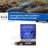 0 Abbaglianti LED HIR2 22,000Lm per Opel Cascada  2013 -2019 HIR2 9012 Kit LED BrightStar 22000Lm