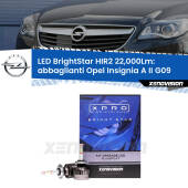0 Abbaglianti LED HIR2 22,000Lm per Opel Insignia A II G09 2014 -2017 HIR2 9012 Kit LED BrightStar 22000Lm