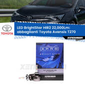 0 Abbaglianti LED HIR2 22,000Lm per Toyota Avensis T270 2015 -2018 HIR2 9012 Kit LED BrightStar 22000Lm