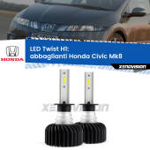 0 Abbaglianti LED Honda Civic Mk8 2005 -2010: H1 11,000Lm H1: Kit LED Twist 11.000Lm