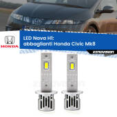 0 Abbaglianti LED Honda Civic Mk8 2005 -2010: H1 Nava H1: Kit LED Nava 20.000Lumen