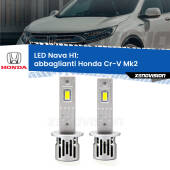 0 Abbaglianti LED Honda Cr-V Mk2 a parabola doppia: H1 Nava H1: Kit LED Nava 20.000Lumen