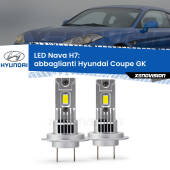 0 Abbaglianti LED Hyundai Coupe GK 2002 -2009: H7 Nava H7: Kit LED Nava 20.000Lumen