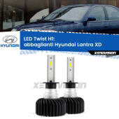 0 Abbaglianti LED Hyundai Lantra XD 2000 -2006: H1 11,000Lm H1: Kit LED Twist 11.000Lm
