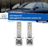 0 Abbaglianti LED Hyundai Lantra XD 2000 -2006: H1 Nava H1: Kit LED Nava 20.000Lumen