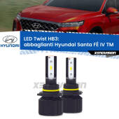 0 Abbaglianti LED Hyundai Santa FÉ IV TM 2018 in poi: HB3 11,000Lm HB3: Kit LED Twist 11.000Lm