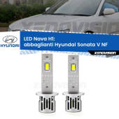 0 Abbaglianti LED Hyundai Sonata V NF 2005 -2010: H1 Nava H1: Kit LED Nava 20.000Lumen