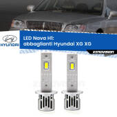 0 Abbaglianti LED Hyundai XG XG 1998 -2005: H1 Nava H1: Kit LED Nava 20.000Lumen