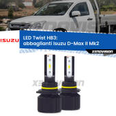 0 Abbaglianti LED Isuzu D-Max II Mk2 a parabola doppia: HB3 11,000Lm HB3: Kit LED Twist 11.000Lm