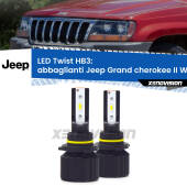 0 Abbaglianti LED Jeep Grand cherokee II WJ, WG 1999 -2004: HB3 11,000Lm HB3: Kit LED Twist 11.000Lm