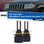 0 Abbaglianti LED Jeep Grand cherokee III WK 2005 -2010: HB3 11,000Lm HB3: Kit LED Twist 11.000Lm