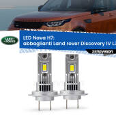0 Abbaglianti LED Land rover Discovery IV L319 2009 -2015: H7 Nava H7: Kit LED Nava 20.000Lumen