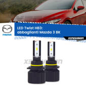 0 Abbaglianti LED Mazda 3 BK 2003 -2009: HB3 11,000Lm HB3: Kit LED Twist 11.000Lm