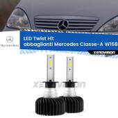0 Abbaglianti LED Mercedes Classe-A W168 1997 -2004: H1 11,000Lm H1: Kit LED Twist 11.000Lm
