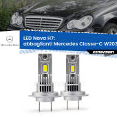 0 Abbaglianti LED Mercedes Classe-C W203 con fari Xenon: H7 Nava H7: Kit LED Nava 20.000Lumen