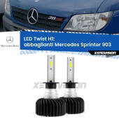 0 Abbaglianti LED Mercedes Sprinter 903 1995 -2002: H1 11,000Lm H1: Kit LED Twist 11.000Lm