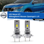 0 Abbaglianti LED Nissan Qashqai II J11 2014 -2017: H7 Nava H7: Kit LED Nava 20.000Lumen